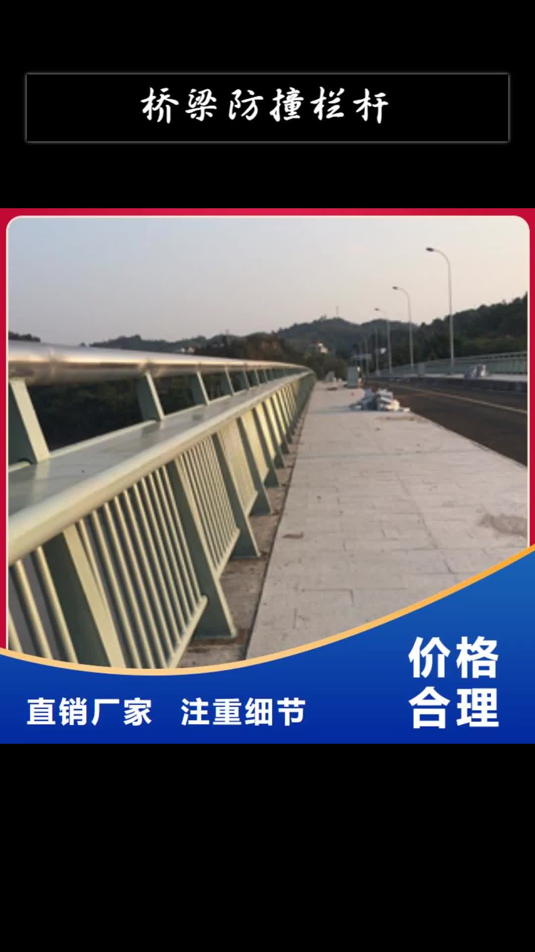 天津 桥梁防撞栏杆 【防撞护栏立柱】实拍展现